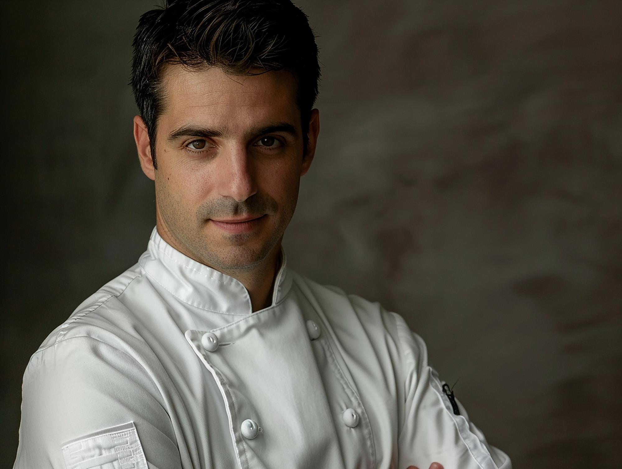 Lead chef portrait wearing apron